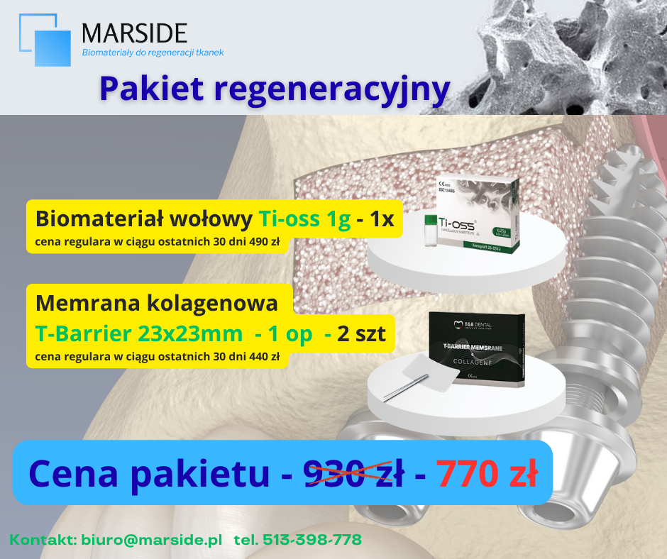 Pakiet regeneracyjny granulacja Ti-oss 1g  0,5-1,2mm